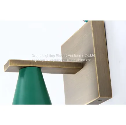Green With Brass Color Wall Lights With E27 photo-4
