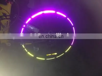 High Light Fluorescent MTB Bike Bicycle Wheel Rim Stickers Reflective Decal Sticker photo-2