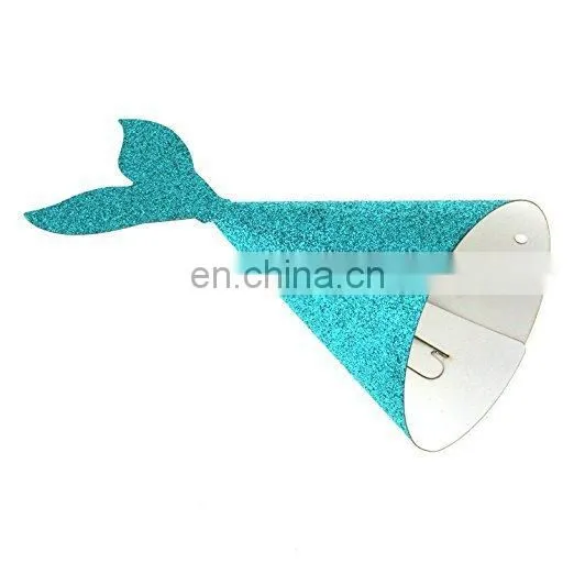 Glitter Mermaid Tail Birthday Hat Party Favor For Kids Adults photo-5