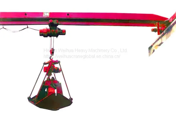 Single Girder Bridge Crane With Grab photo-2