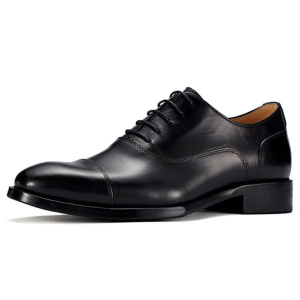 Height Increasing Elevator Dress Shoes Genuine Leather photo-4