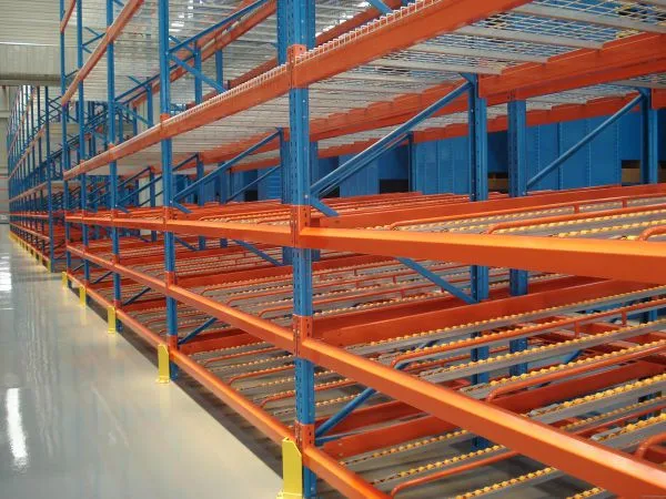 Flow Rack Rollers Rolling Stack Shelving Corrosion Protection