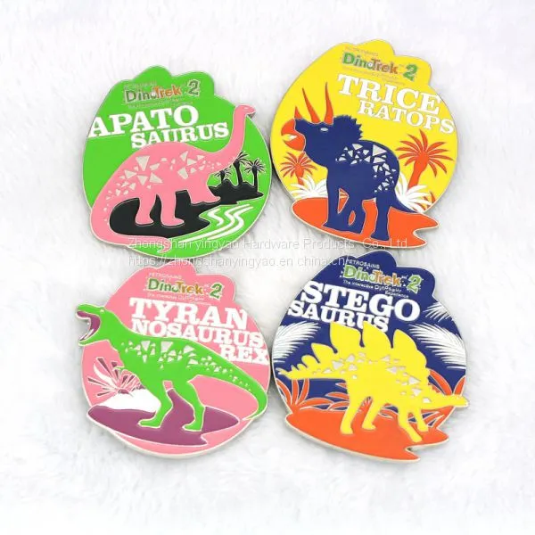 Cartoon Colored Animal Refrigerator Stickers, Travel Monuments, Can be Customized