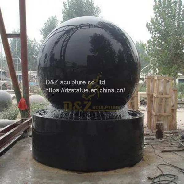 Stone Fengshui Sphere Floating Ball Fountain