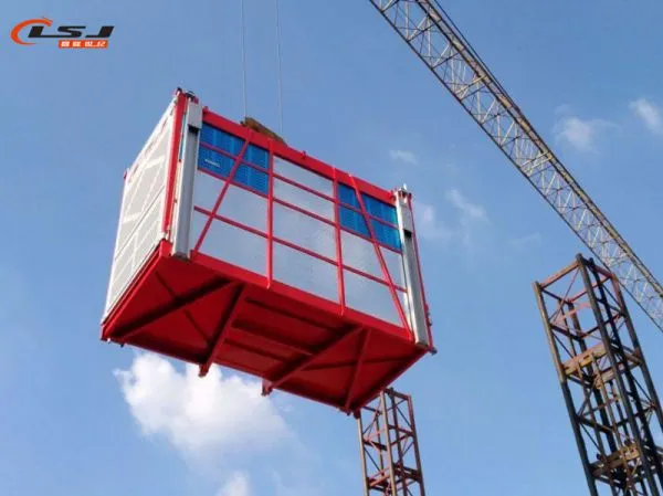 Manufacturer Sale Sc200/200 Two Cages 0-33m/Min Construction Material Hoist photo-3