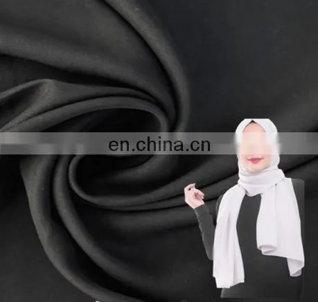 HOT!!!2020 New Polyester Lexus 180GSM Chiffon Fabric For Muslim Abaya Fabric 50+50D*50+50D photo-4