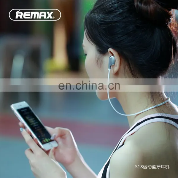 Remax Sports Bluetooth 4.2 Neckband Magnetic Wireless Earbuds Earphone photo-6