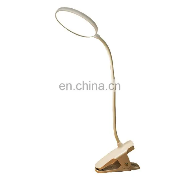 Eye Protection Led Clip USB Charging Desk Lamp Touch Switch to Learn Reading Table Lamp photo-5