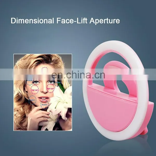 Factory Direct Supply Clip on 36 Led RK12 Beauty LED Flash Selfie Fill Ring Light for All Mobile Phones photo-4