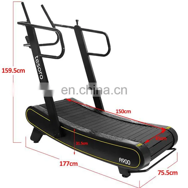 Gym Use Treadmill Curved Treadmill With Heavy Duty for Sale Running Machine Exercise Equipment Protect Knees photo-5
