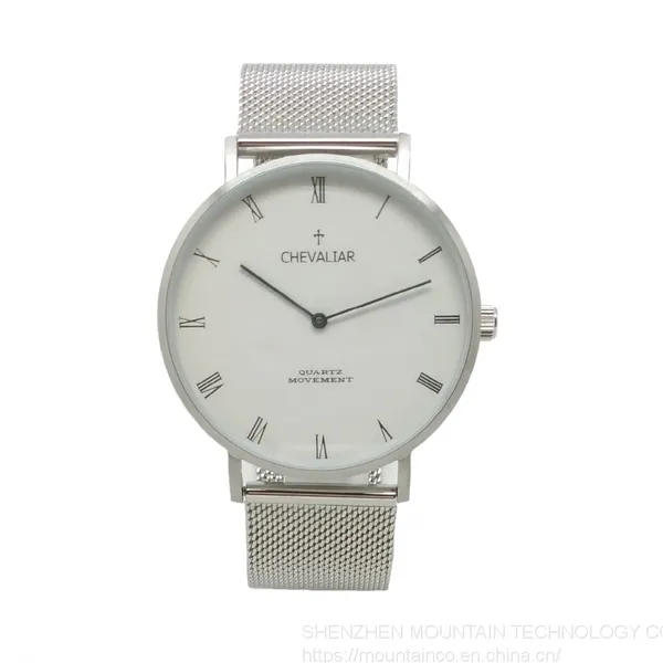 Stainless Steel Water Resistance Women Watches Man Quartz Ultrathin Watch photo-4