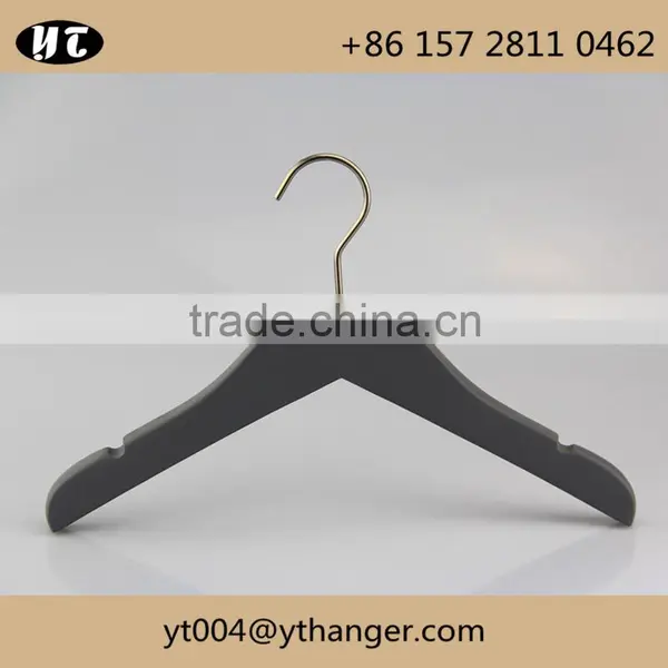 Children Wooden Hanger and Pants Hanger With Under Clips for Kids photo-3