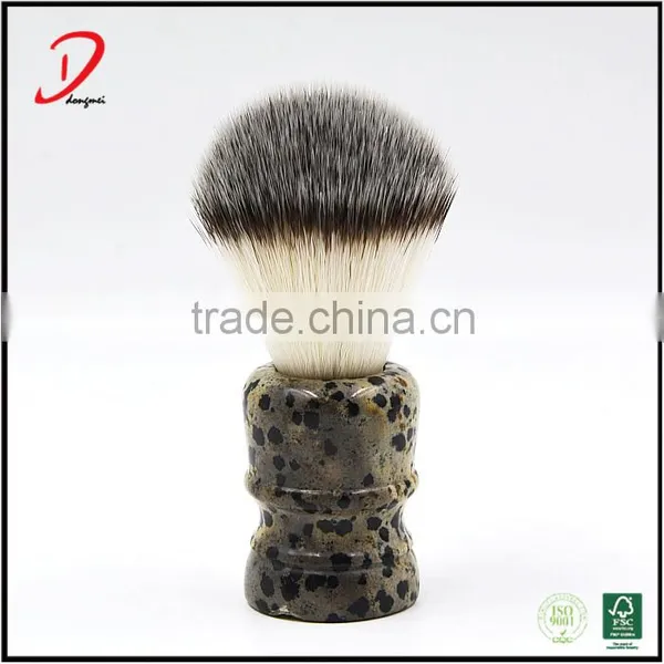Synthetic Hair Knot Shaving Brush,stone Handle Shaving Brush for Men photo-4