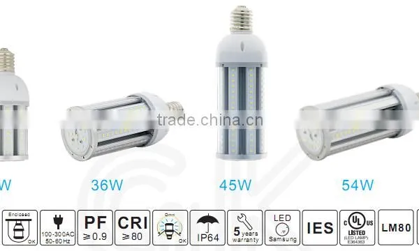 2015 New Design E27 E40 8W-200W SMD5730 121lm/ W LED Corn Light With UL CUL TUV photo-3