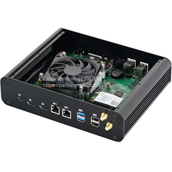 Partaker Mini PC Intel Core i7 1065G7 i5 1035G4 2*RAM Slots Max 64GB DDR4 RAM Gaming Desktop Computer 2*HDMI2.0 2*LAN 8*USB photo-5