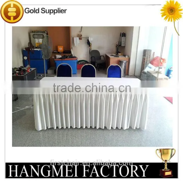 Eco-friendly Table Cloth Table Skirting Designs For Wedding photo-2