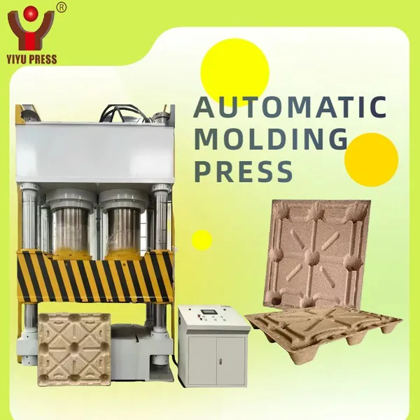 Industrial New Wood Pallets Wood Powder Pallets Agricultural Waste Recycling Pallet Making Equipment
