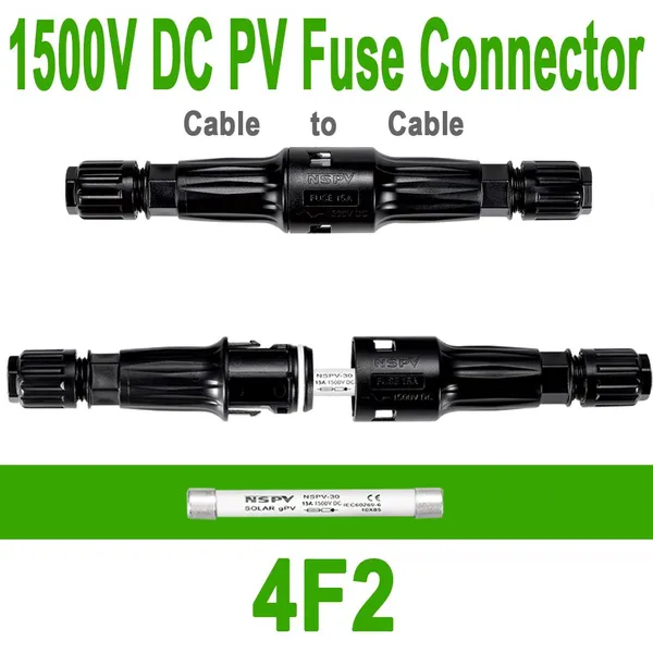 ​NSPV Solar PV Inline Fuses Connector 50cm MC Connector 20A Fuse IP68 photo-5