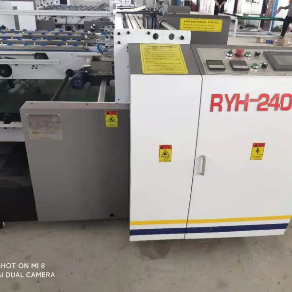 Good Quality Automatic Two Pieces Carton Folder Gluer Machine photo-5