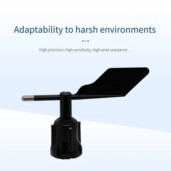 Wind Direction and Wind Speed Sensor, Anemometer for Meteorological Research, High-precision Remote Monitoring, Polycarbonate Shell Transmitter Measuring Instrument photo-2