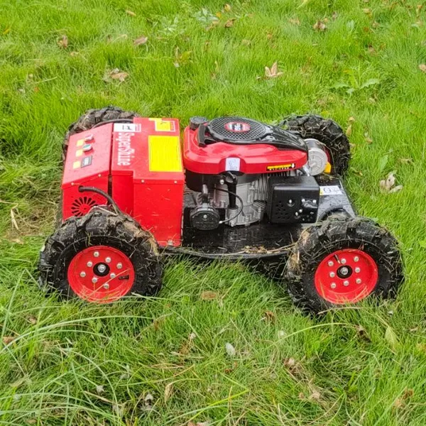 Petrol Low Power Consumption Adjustable Mowing Height Remote Controlled Brush Cutter photo-6