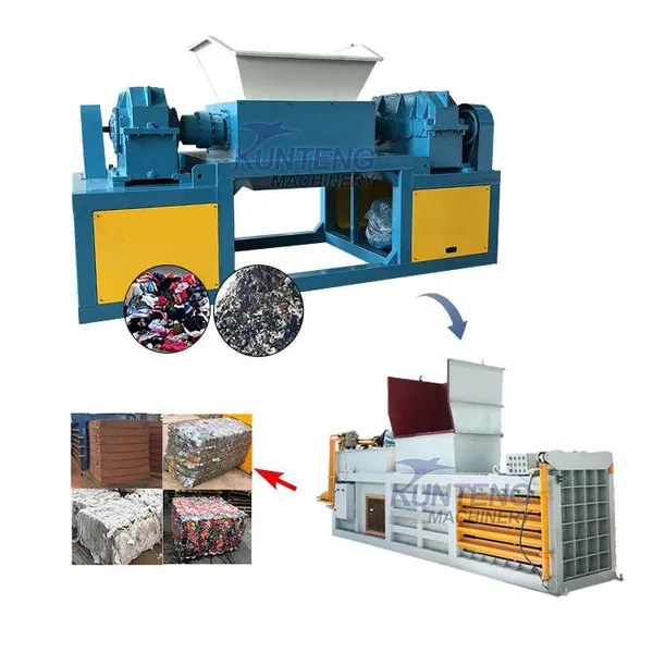 Industrial Solid Waste Shredding and Packaging Production Line EPC