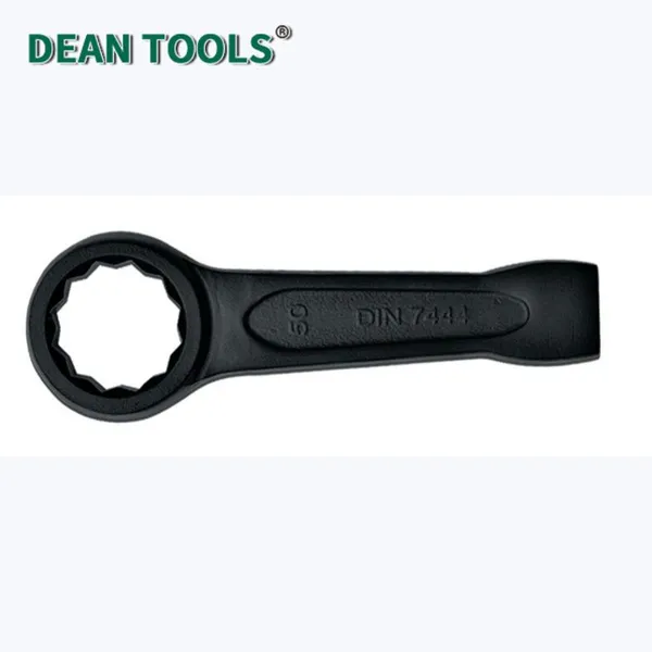 45# Steel Striking Box Wrench Size 17*150 Mm,Extra Wide Strike Zone Slogging Ring Spanner Corrosion Resistant Rust Resistant photo-4