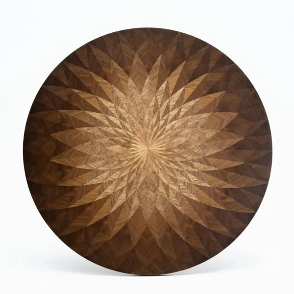 Sunflower Marquetry Prosperity Round Table photo-3