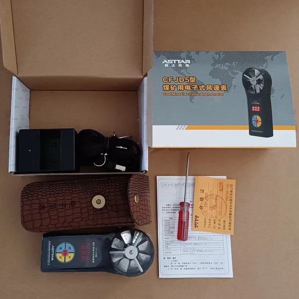 Compact Size CFJD25 Mining Electronic Anemometer 50×25×155mm Digital Wind Speed Detector photo-3