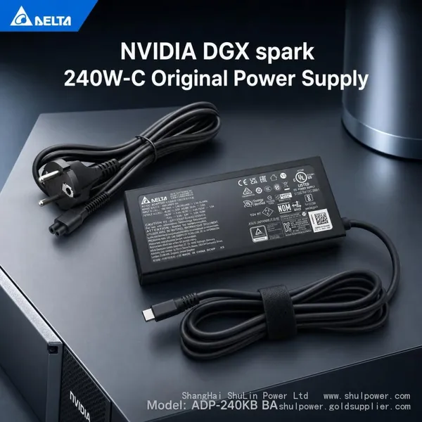 Delta Original 240W PD3.1 GaN Adapter ADP-240KB-BA for ASUS ROG Gaming Laptops NVIDIA Devices