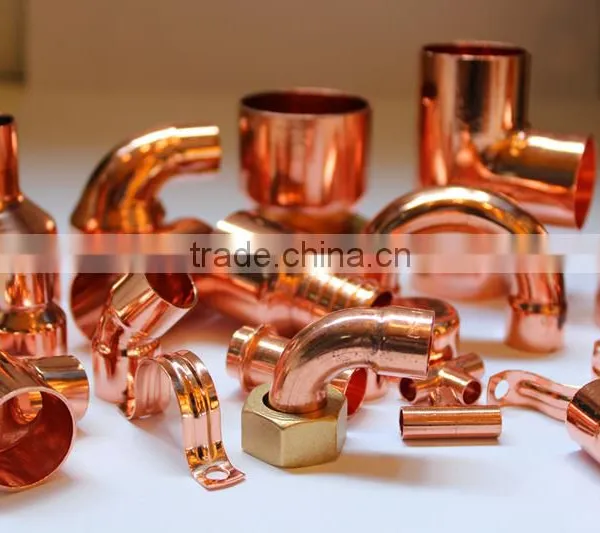Solder Ring Copper Fitting Reducing Coupling With Stop UPC NSF photo-3