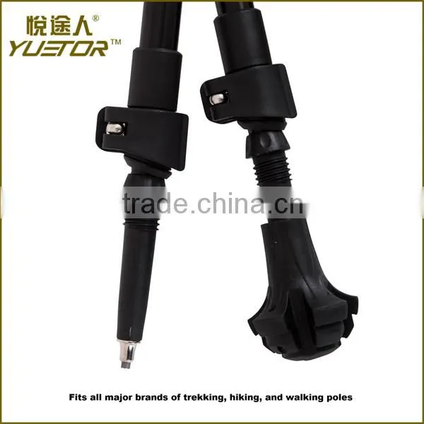 Four Pack of Extra Durable Rubber Replacement Tips for Trekking Poles photo-2