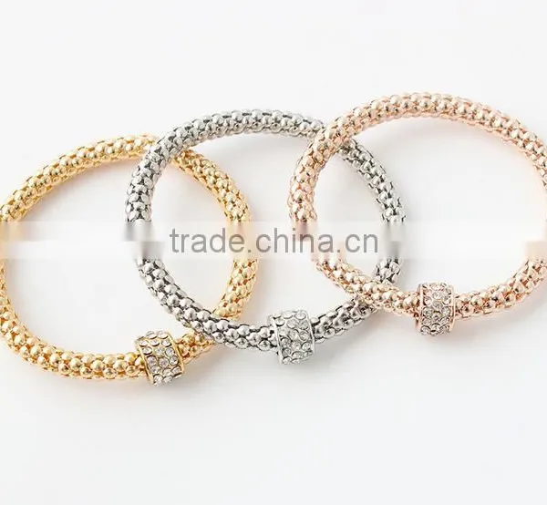 New European Style Exaggerated Gold /Silver Metal Bracelet Fine Jewelry Set photo-4