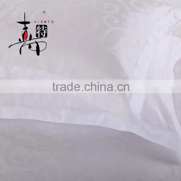 100% Cotton Luxury White Jacquard New Design Hotel Bedding Set photo-2