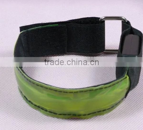 LED Light Flash Safety Arm Band Safety Lights Fiber Arm Bands photo-3