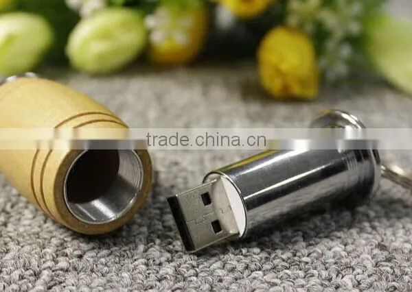 Hot Selling Wooden Barrel Usb Flash Drive 8GB Supplier's Choice photo-2