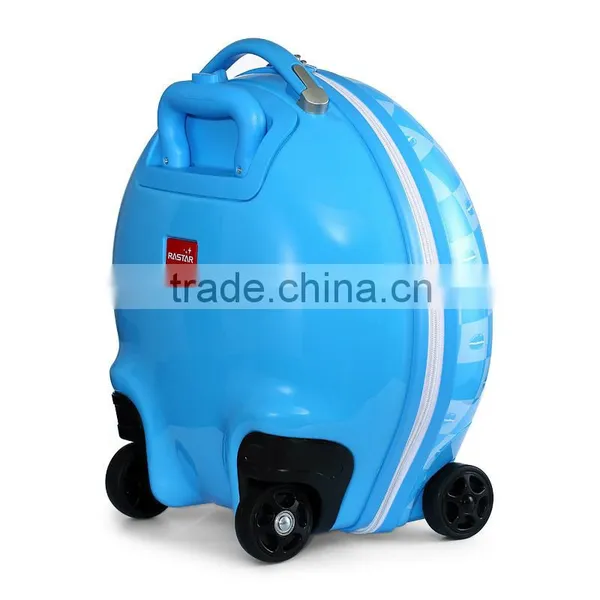 ABS Plastic Suitcase Type Kids Travelling Trolly Bag Radio Control Luggage photo-6