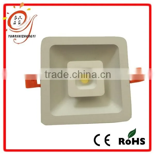 Good Sales High Brightness Led Square Ceiling Downlight Luminaire With Aluminium Alloy Body
