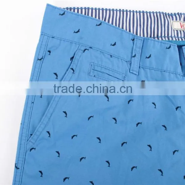 Mens Cheap 100%cotton Stock Apparel in China Printed Shorts photo-2