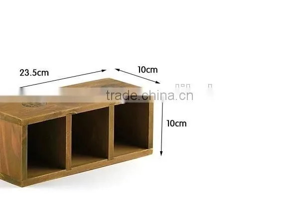Custom Printing Wooden Desk Organizer, Printed Desk Organizer, Desk Organizer With Printing,mobile Phone Storage Box for Student photo-2