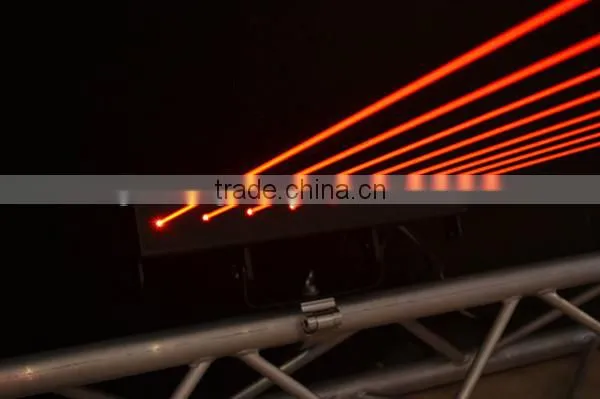 Stage Lighting Pure Diode 8 Heads Red Single Beam Laser Light photo-4