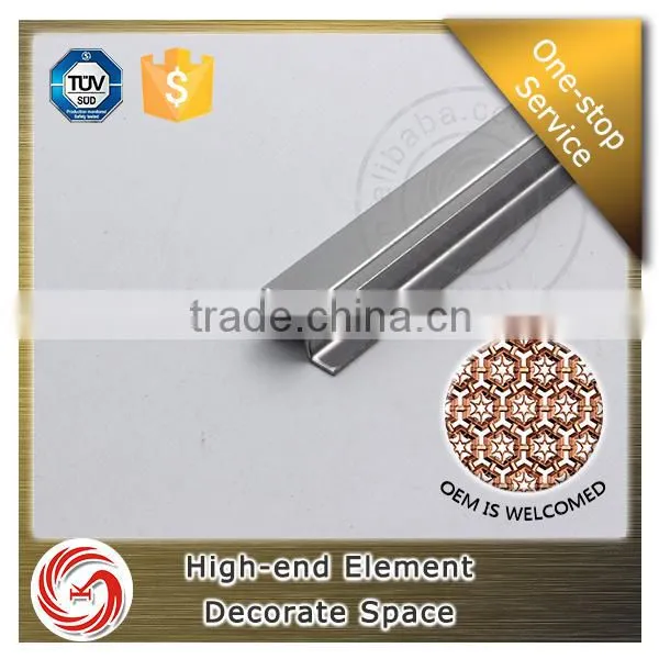 Nice Looking Waterproof Stainless Steel Tile Trim photo-3
