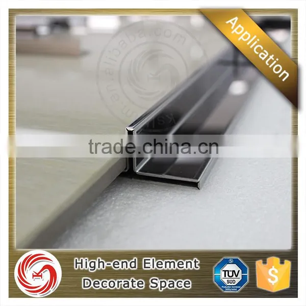 Great Practical Value Silver Effect Stainless Steel Expansion Joint Cover photo-3