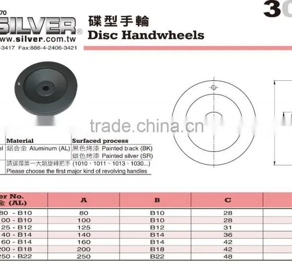 For Filling Machine and Capping Machine Aluminum Disc Handwheels photo-2