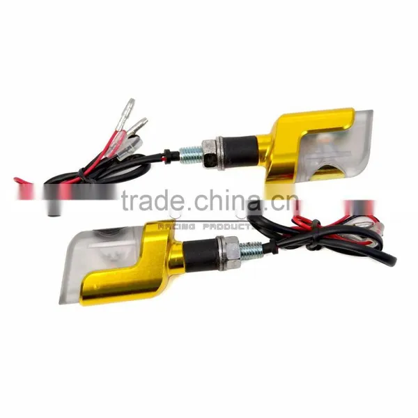 BJ-SL-058 Motorcycle Lighting Parts Gold Aluminum Housing LED Motorcycle Turn Signals photo-4