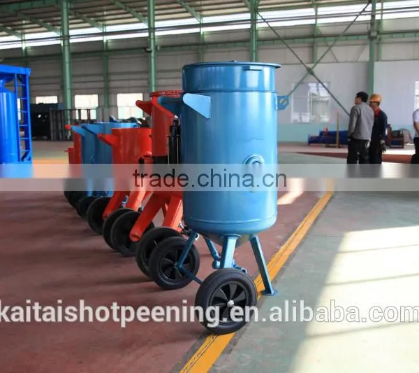 Portable Sandblasting Pot KP-0.7- LX-2 With Double Gun and Continuous for Sale photo-2