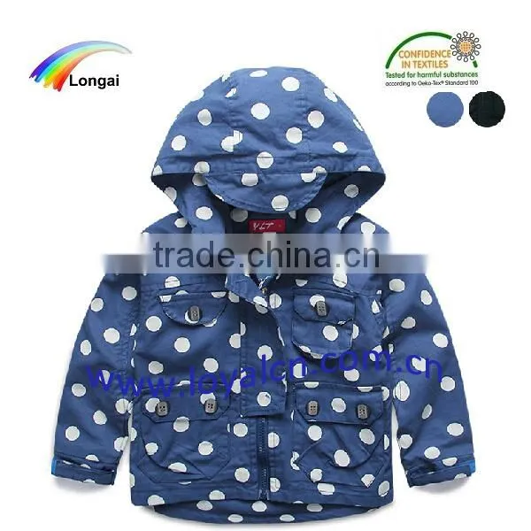 Warm Windproof Spot Children Anorak Rain Coat photo-2