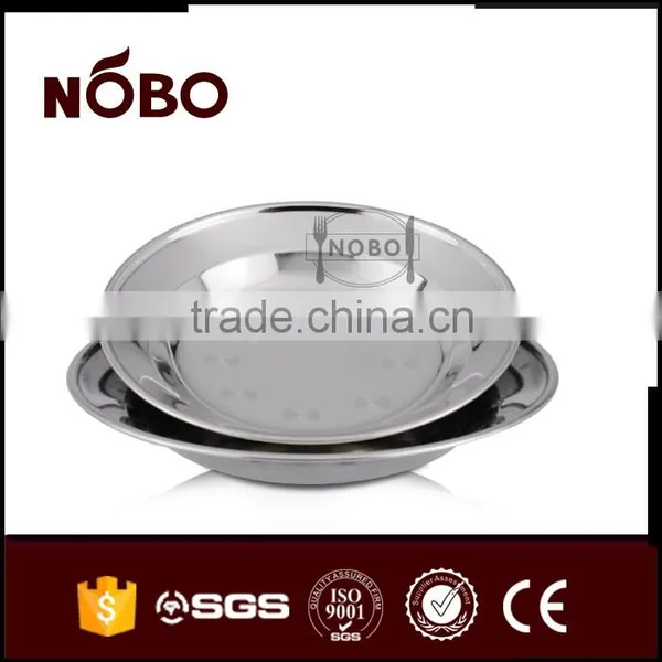 Nobo Wholesale Stainless Steel Round Plate photo-6