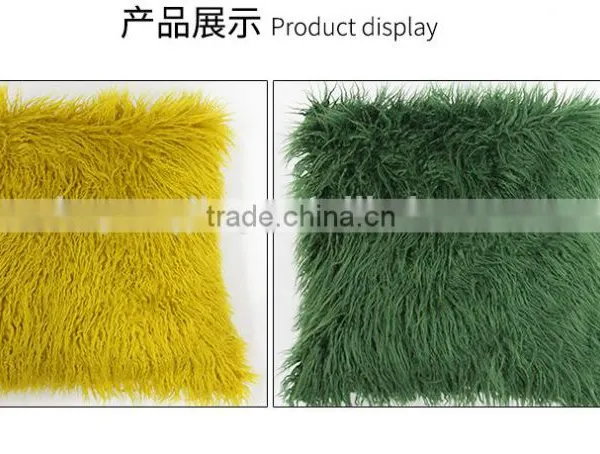 Selling 100% Genuine Tibet Lamb Fur Cushion Cover in High Quality photo-4