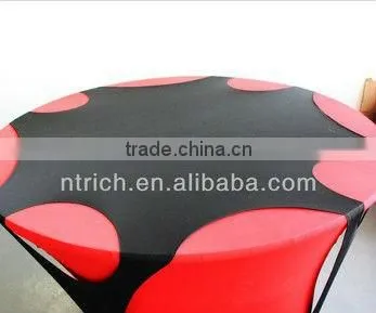 Durable and Washable Spandex/lycra Table Cloth With Hole for Wedding Banquet Events photo-3